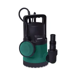 Vonroc Dompelpomp/Waterpomp 300W – 6500l/h – Voor Schoon En Licht Vervuild Water – Met Vlotter