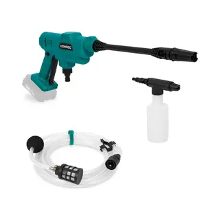 Vonroc Kabelloser Hochdruckreiniger 20v – 24bar – 198 L/h – Inkl. 5m Saugschlauch, Reinigungsmittelflasche Und Einstellbarer Sprühdüse – Ohne Akku