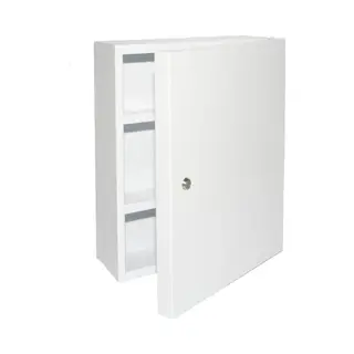 Culinorm Medicijnkast – 35x45x15 Cm – Wit – Staal – Met Slot En 2 Sleutels