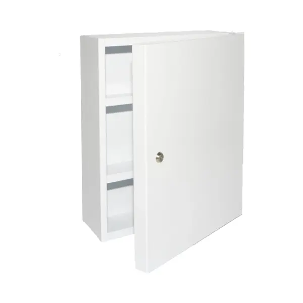 Culinorm Medicijnkast – 35x45x15 Cm – Wit – Staal – Met Slot En 2 Sleutels thumbnail