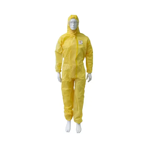 Technosafety Wegwerp Overall - Categorie 3 - Type 3/4/5/6 - Anti Statisch - Geel - Maat Xl thumbnail