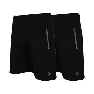 2-Pack Donnay Joggingshort (Nick) - Sportshort - Heren - Black (010) - Maat M