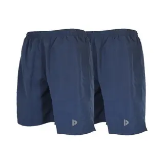 2-Pack Donnay - Micro Fibre Short (Ian) - Sportbroek - Heren - Navy (010) - Maat Xl