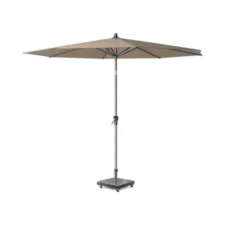 Platinum Sun & Shade - Middenstokparasol - Riva - Ø300cm - Taupe - Kantelbaar - Easy-up Draaisysteem - 96% Uv Protectie