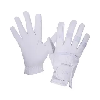Qhp Handschoen Multi White - M | Paardrij Handschoenen