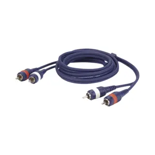 Dap Audio Rca Kabel 1, 5m - 2x Rca Male Naar 2x Rca Male - Tulp Kabel 1, 5m