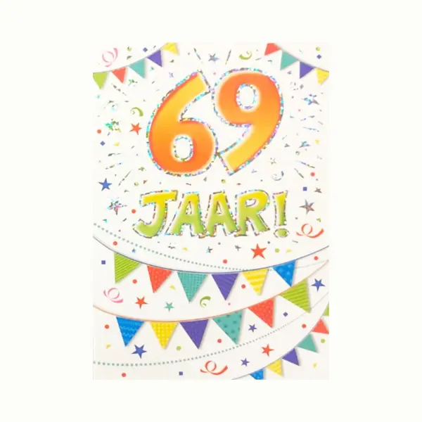 Artige Verjaardagskaart - That Funny Age - 69 Jaar - Met Envelop - Per Stuk thumbnail