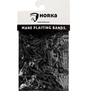 Horka - Invlecht Elastiekjes - Zwart