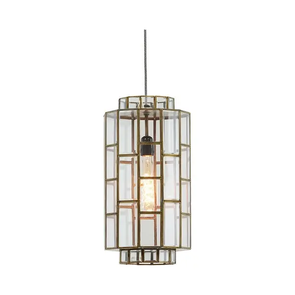 Light & Living Hanglamp SØStrene - Antiek-Brons + Glas thumbnail