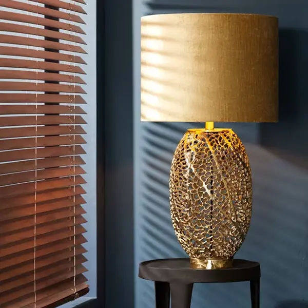 Light & Living Tischlampe - Sinula - Gold - Metall - Einzelne - Light&living thumbnail