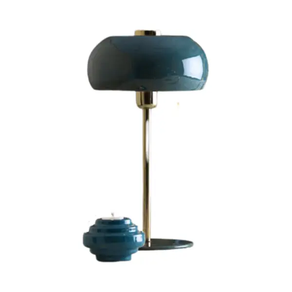 Light&Living Tafellamp Surin - 40cm - Donkergroen/Goud thumbnail