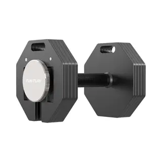 Tunturi Rapid Adjustable Dumbbell - Enkele Dumbbellset Van 20kg - Verstelbaar Van 4 T/m 20 Kg - 9 Dumbels In één - Gewichtenset Voor Home Gym