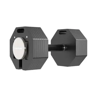Tunturi Rapid Verstelbare Dumbbell – 36 Kg – Verstelbaar Van 4 Tot 36 Kg – 17 Gewichten In één – Halterset Voor Thuisfitness