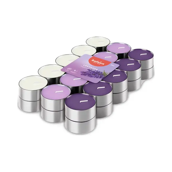 Bolsius - 240 Geur Theelichten - Lavendel - Waxinelichtjes - 3, 5 Branduren thumbnail