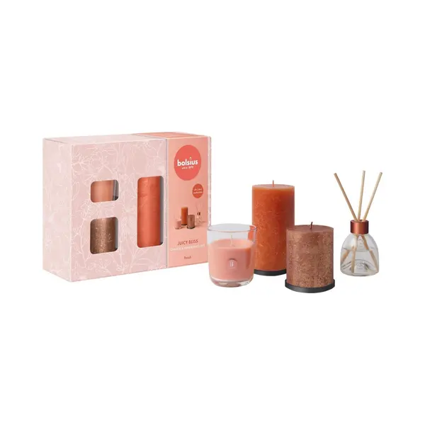 Bolsius - Giftset - Medium - Juicy Bliss - Peach thumbnail