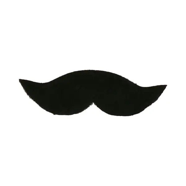 Carnaval Verkleed Loodgieter Snor - Zwart - Heren - Nepsnorren - Plaksnorren - Mario Stijl thumbnail