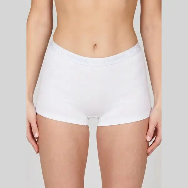 Beeren 2-pack Comfort Dames Boxershort Katoen - Lekker Zitten Ondergoed Dames - L - Wit thumbnail