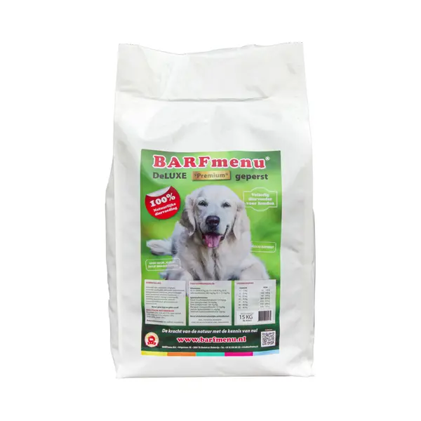 BARFmenu Hondenvoer DeLUXE Premium Geperst 15 Kg - Hond thumbnail