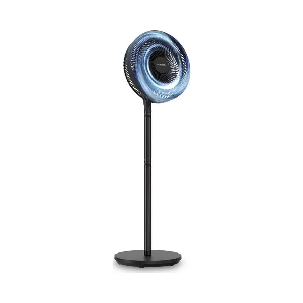 Auronic Stativventilator - Standventilator - Höhenverstellbar - Drehbar - Flüsterleise - 3 Geschwindigkeiten - Leiser Ventilator - Schwarz thumbnail