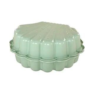 SwingKing Zandbak Schelp - Pastel Licht Groen Badje Met Deksel - 3-8 Jaar