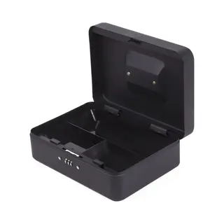 Benson Compacte Geldkluis - Combinatieslot - Uitneembare Bak - Zwart - 25 X 18 X 9 Cm