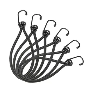 Benson Set Spanelastieken Met Haak - 20 Cm - Maximale Rek 50% - 6 Stuks