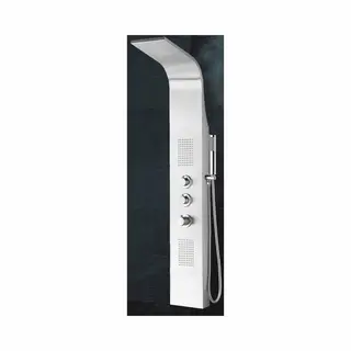 Wiesbaden Erie - Douchepaneel Met Thermostaatkraan - Rvs - 148x22cm
