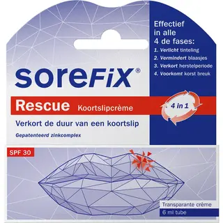 SoreFix Rescue Koortslipcreme Tube (6ml)