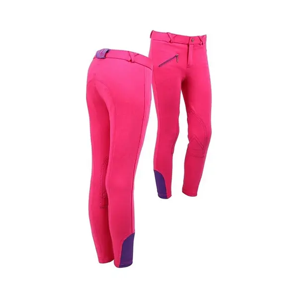 Qhp - Rijbroek Junior - Fuchsia - Maat 164 thumbnail