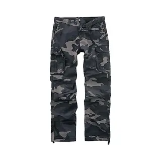Vintage Industries Reef Pants Cargobroeken Dark Camo L - Katoen - Basics, Street Wear