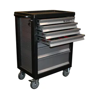 Bricoline Benson Tools Werkzeugwagen Mit 7 Schubladen Und 1125 Teilen, Inklusive Steckschlüsselsätzen, Schraubendrehern Und Zangen, Ideal Für Heimwerker Und