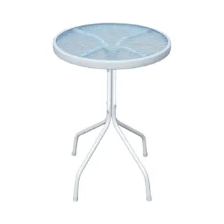 VidaXL - Bistrotafel - 50x71 - Cm - Staal - Grijs