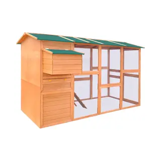 VidaXL Kippenhok 295x163x170 Cm Hout