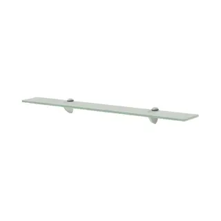 VidaXL 243798 stelling Gehard glas, Zink Transparant