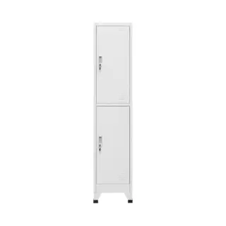 Schließfachschrank Mit 2 Fächern 38x45x180 Cm - Vidaxl