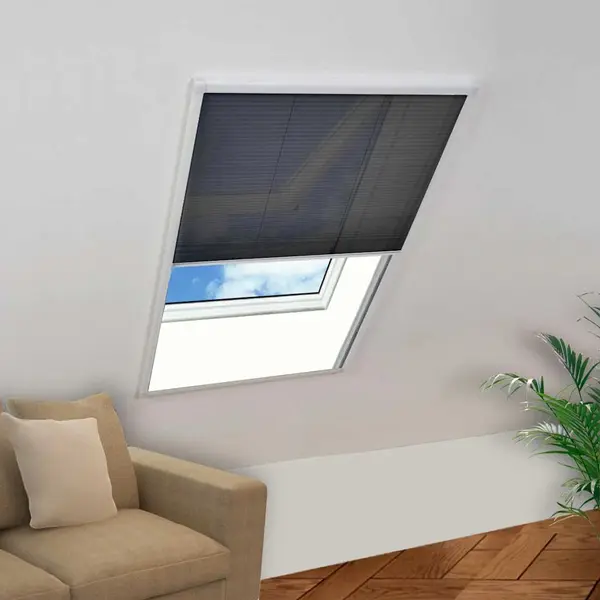 VidaXL Raamhor Plissé 60x80 Cm Aluminium thumbnail
