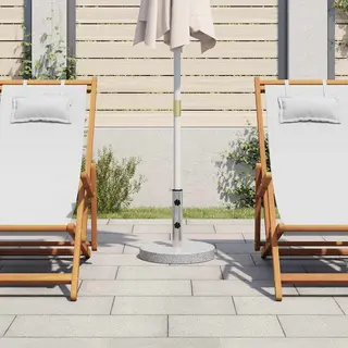 VidaXL - Parasolvoet - Rond - 20 - Kg - Graniet