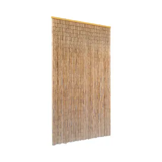 Insect Door Curtain Bamboo 100x200 Cm Vidaxl