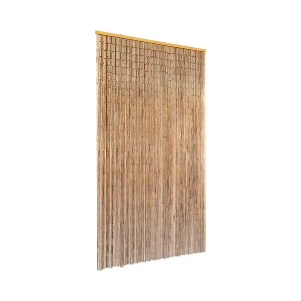 Insect Door Curtain Bamboo 100x200 Cm Vidaxl thumbnail