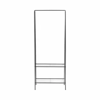 VidaXL Kledingrek 59x35x150 Cm Zwart