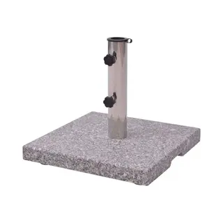 VidaXL - Parasolvoet - Graniet - 20 - Kg - Vierkant