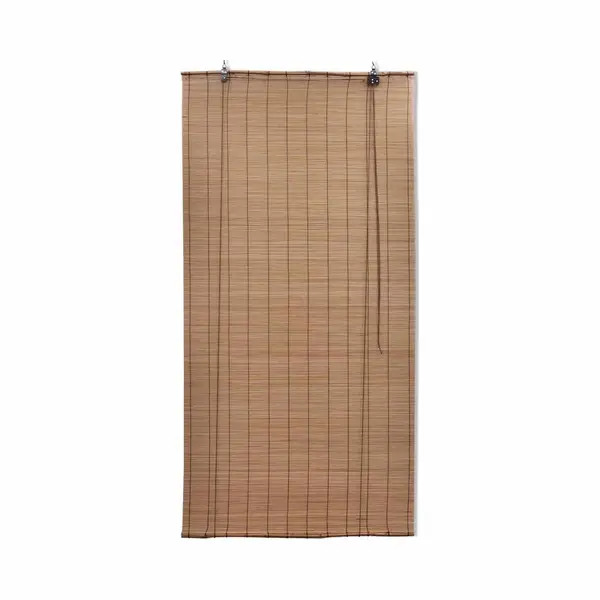 Brown Bamboo Roller Blinds 80 X 160 Cm Vidaxl thumbnail