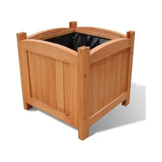 VidaXL Plantenbakken Verhoogd 2 St 30x30x30 Cm Hout