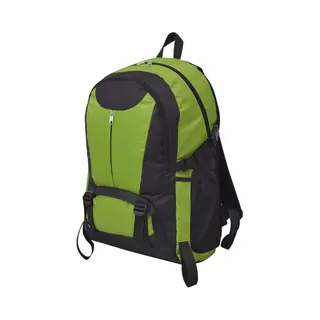 VidaXL 91107 rugzak Zwart, Groen Polyester
