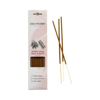 Jiri & Friends Melange Wierookstokjes Witte Salie En Palo Santo Jiri And Friends 100% Natuurlijk, 15 Stokjes.