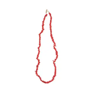 Ruben Robijn Splitketting Koraal (imitatie) - Collier
