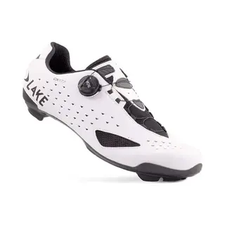 Lake CX177 Regular Rennradschuhe Weiß/schwarz - 45