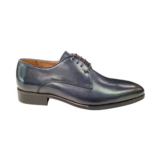 Melik Schoen Derby Marizo Navy - Maat 42 - Heren - Nette Schoenen