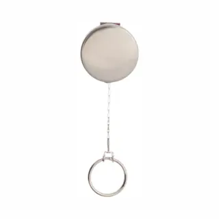 Zilveren Metalen Yoyo Met Ketting En Sleutelring / Skipashouder Type EG43