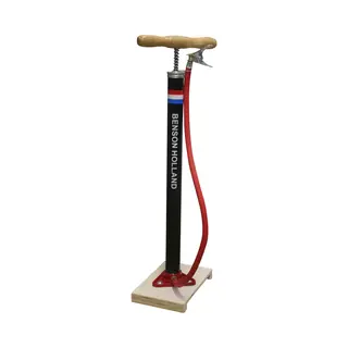 Benson Fietspomp - Klassiek - Met Houten Plank - 5 Bar